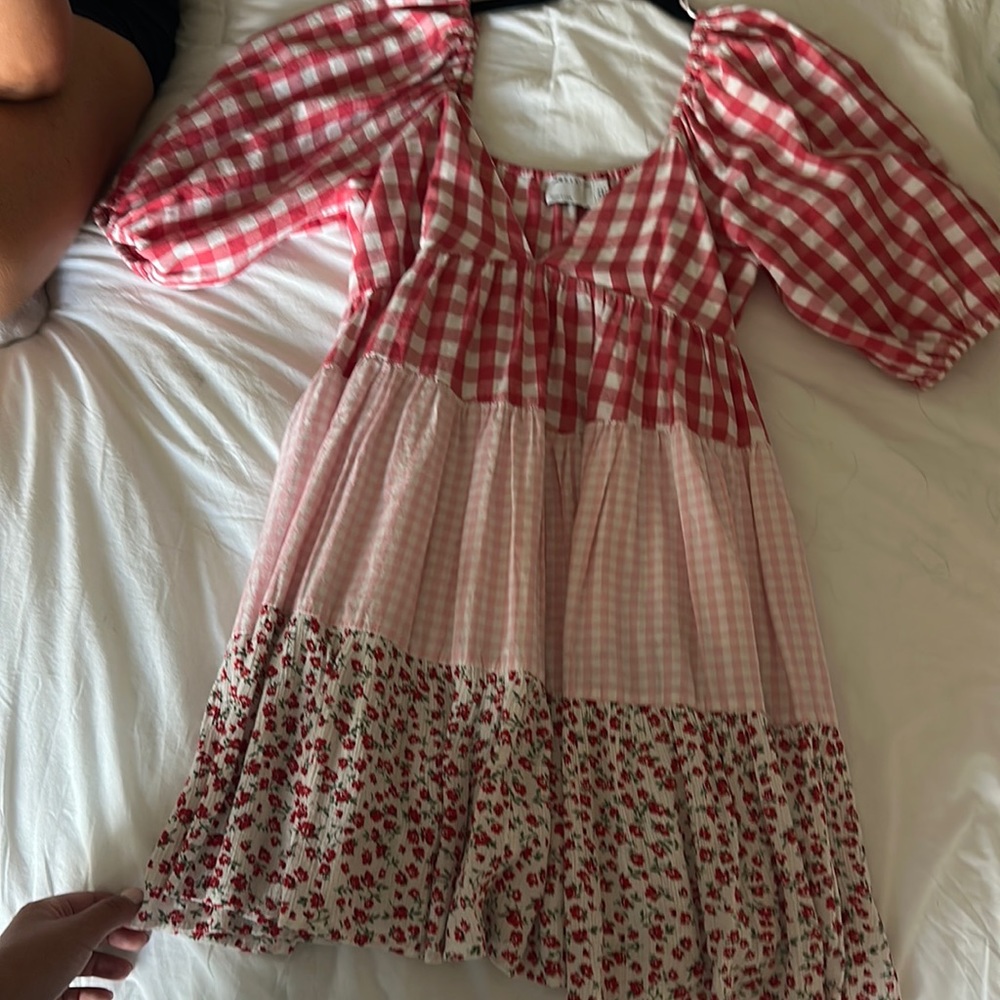 Picnic Printed flowy summer dress